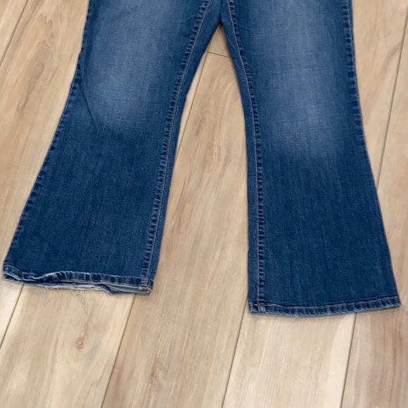 VGUC Women’s Calvin Klein Jeans Size 16 Denim Boot Bootcut Style Plus - Picture 2 of 8